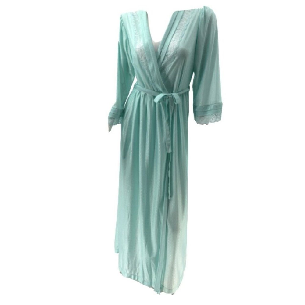 VTG Lace See-through Gilead Robe Cover Up